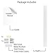 Wallniture Boston 46 Inch White Wall Shelf for Picture Frames, Narrow Picture Ledge Shelf for Wall Decor, Wood