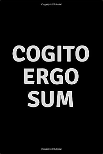 Cogito Ergo Sum I Think Therefore I Am Composition Notebook For Historian Gift For Philosophy Latin Nerd 6 X 9 College Ruled 100 Pages Cooper John 9781699635223 Amazon Com Books