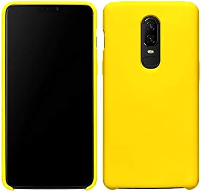 OnePlus 6 Case Liquid Silicone Gel Rubber Shockproof Case Soft Microfiber Cloth Phone Cover for OnePlus 6T