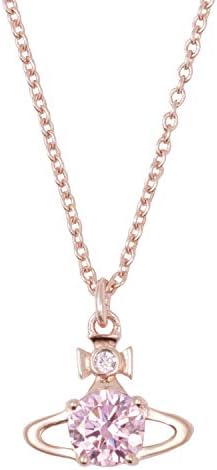 [ヴィヴィアンウエストウッド] Vivienne Westwood レイナ オーブ クリスタル ネックレス ペンダント ローズゴールド 【並行輸入品 】 63020095-G109