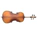 MicroMall(TM) 1/2 Acoustic Cello + Case + Bow + Rosin Wood Color