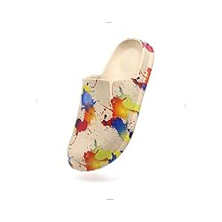 Meetinspace Women EVA Colorful Clogs Dupes Wide