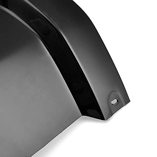 MotorFansClub Rear Bumpr Cover Skid Plate Trim Kit for Land Rover Range Rover Sport 2014-2017, Black