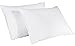 Puredown Feather Bed Pillow Standard Queen with 10% White Goose Down Pillows for Sleeping Set of 2