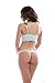 Hers by Herman Womens Mint Blue BRALLETE Bra with Matching Bikini Set Sexy Lingerie Set