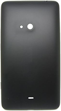 Feicuan Replacement Matte Battery Back Door Cover Case and Screen Protector for Nokia Lumia 625 (Color Black)