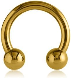 El Morro Body Piercing Jewelry Anodised Titanium Internally Circular Barbell 10g 11g 6g 4g 2g