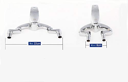 image for Set of 2 NUZAMAS BathTub Tap Adapter, Adjustable Swing Arm, 3/4