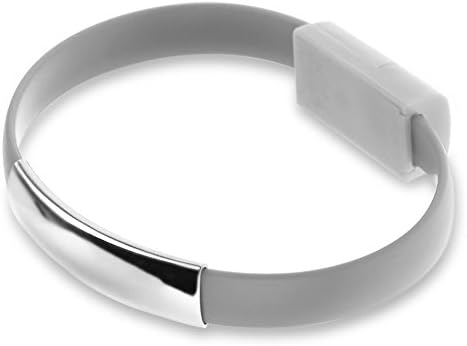 ASX Design 1 pc Charging Lightning to USB Cable Light Flat Bracelet for iPhone 6 Plus / 6 / 5s / 5c / 5 / iPad Air / iPad mini / mini 2 / iPad 4th generation / iPod nano 7th generation Gray