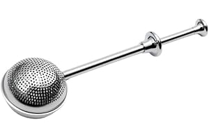 Flour Duster for Baking,304 Silver Stainless Steel Flour Powder Filter Spoon, Baker Dusting Wand For Sugar Flour Spices, Flou