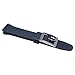 GreenOlive Silver Plated Stainless Steel Buckle Waterproof Silicone Rubber Watch Strap Watch Band (17mm, Navy Blue)