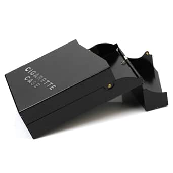 Negra Pitillera Caja para 20 Cigarrillos Accesorio Práctico para ...
