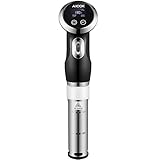 Sous Vide Cooker Accurate Immersion Cooker Control Temperature and Timer, 1000 Watts Immersion Circulator Cooker for Tender Steak, Ultra-Quiet, Stainless Steel by AICOK