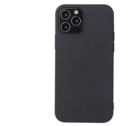 Lobwerk Protective Case for Apple iPhone 12 Pro Max 6.7 2020 6.7 Inch Ultra Slim Case TPU Shockproof Extra Thin Black