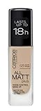 Catrice Full Coverage Foundation Makeup (020 Nude Beige) - All Matt Plus Shine Control, Vegan & Paraben free