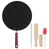 Queen.Y Crêpe Maker Draagbare Non-Stick Koekenpan Pannenkoek Bakplaat Pan Pannenkoek Maker Crêpe Machine Koekenpan Pizza…