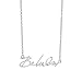 GIOIA Justin Bieber Belieber Script Necklace