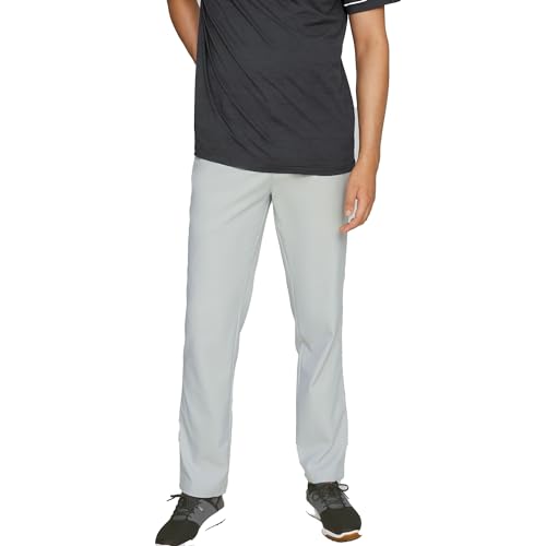 PUMA GOLF Dealer Pant, Ash Gray, 32/34