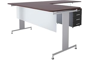 OBEX Table Mounted Modesty Panel Acrylic Desk Privacy Panel & Barrier for Office Cubicle, 24" x 66", Frosted