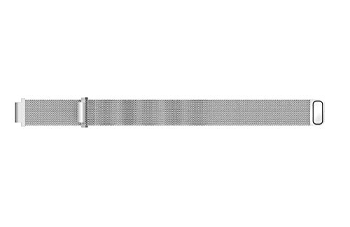 Garmin Vivoactive Acetate Watch Band, MoreToys Milanese Loop Stainless Steel Replacement Wristband Bracelet Strap for Garmin Vivoactive Acetate Sports GPS Smart Watch (Silver) - Thumbnail 3