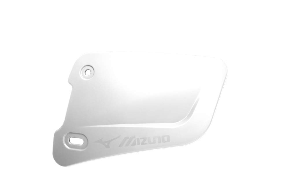 Photo 1 of Mizuno Batters Face Protector, White, Left Hand Batter