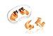 PI-PE Kids Ear Plugs One Size - 1 Pair of Reusable Earplugs - Waterproof Molded Soft Silicone Hypoallergenic Ear Plugs for Swimming, Surfing, Bathing & Showering – including storage case