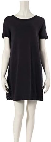 Amazon モンクレール Moncler スウェット ワンピース レース ネイビー 中古 ワンピース チュニック 通販