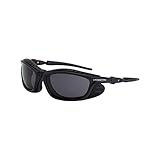 Crossfire Eyewear 2641 AF Eclipse Foam Lined Safety Glasses with Black/Smoke AF