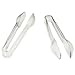 12 Clear Plastic Tongs, 6 1/2 by Greenbrier