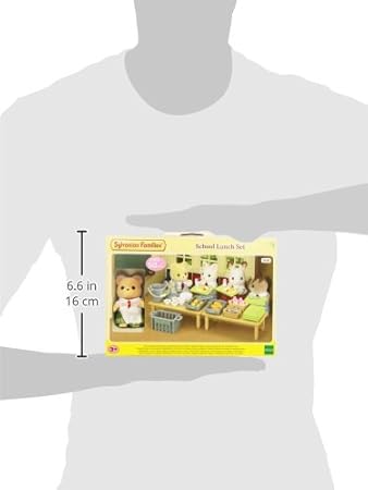 school lunch set sylvanian