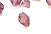 REINDEAR 7 Die Polyhedral Role Playing Game Dice Set with Velvet Pouch (Flash Powder Pink)