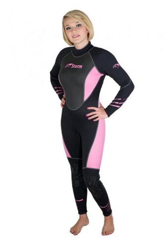 Storm Accessories 3/2mm Women's Full Suit Wetsuit - Size 6, Pink