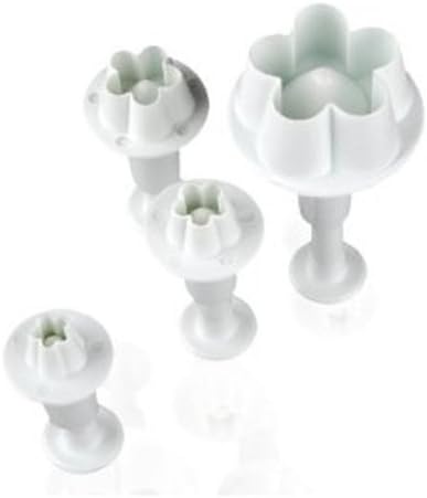 Blossom / Daisy Sugarcraft Plunger cutter Set of 4, For Cake Craft / Decorating