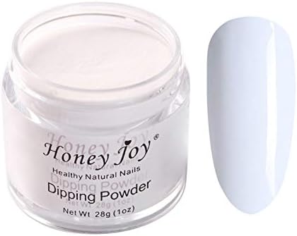 28g/Box Fine Dipping Powder French Manicure Foundation Colors Pink and White Dip Powder Nails,No UV Led Cure,0.98oz per box,French White