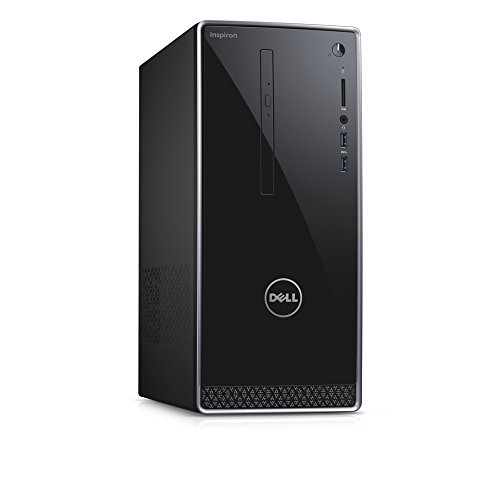 Dell Inspiron Premium Business Flagship Desktop PC (2018 New), Intel Core i5-7400 Processor up to 3.50 GHz, 8GB DDR4 RAM, 1TB 7200RPM HDD, DVD-RW, HDMI, VGA, Bluetooth, Windows 10-Black