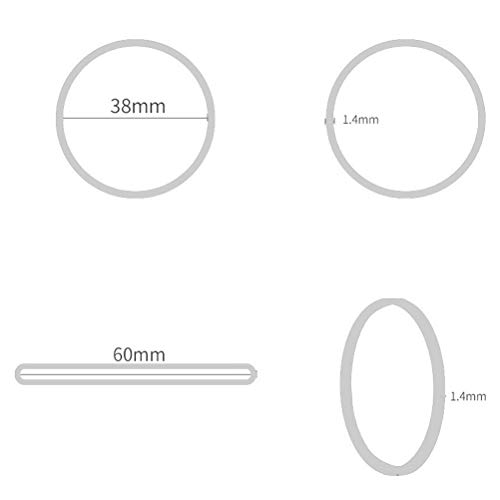 Rubber Bands Office 300pcs White Small Rubber Bands for Office School Home size16 Elastic Hair Band ...