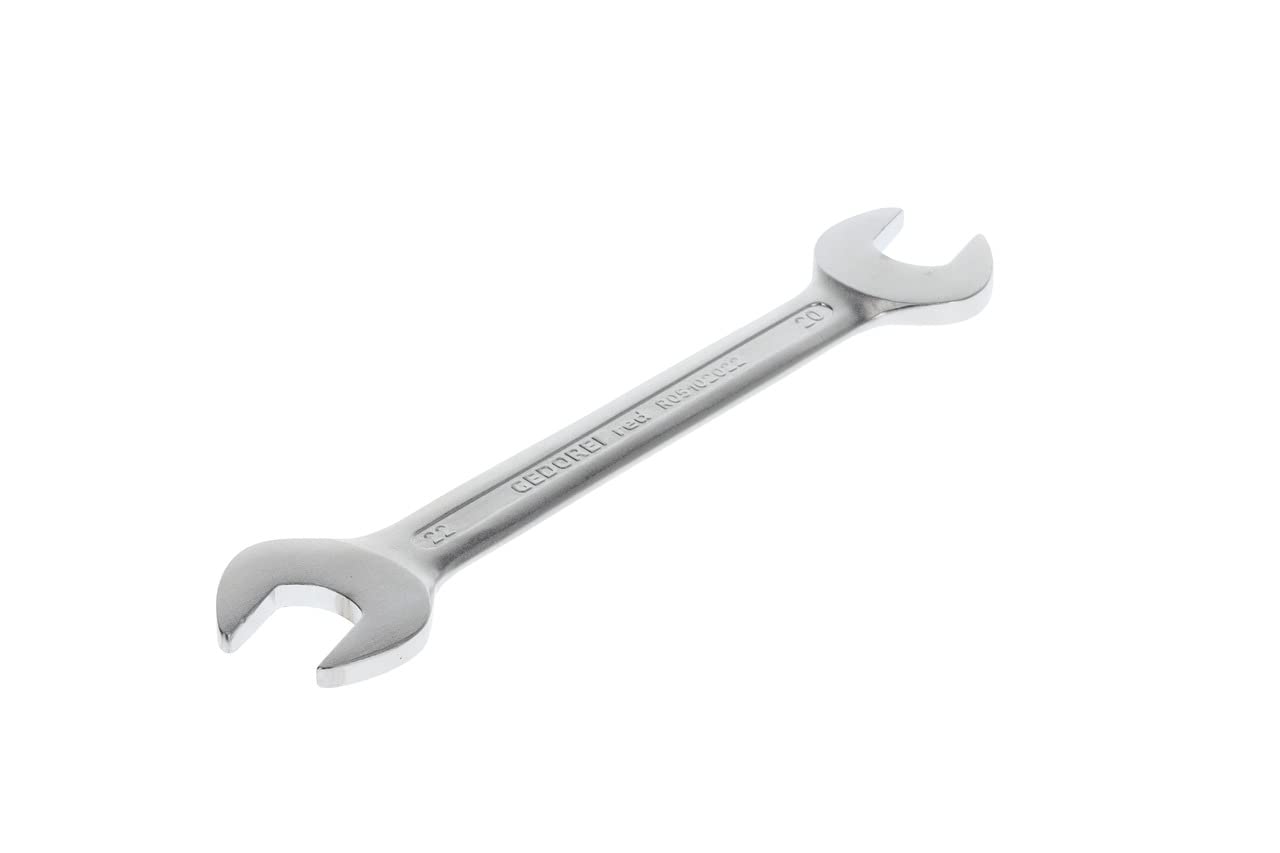 GEDORE red Double open-end spanner, SW 20+22 mm, Metric, Spanner, Open-end spanner, 236 mm long, R05102022