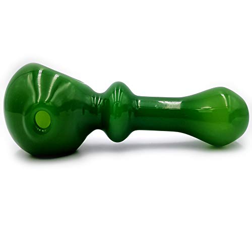 WLLP 4.3 Inch Portable Art Glass Craft Tube,Small Size and Beautiful, Heat Resistant, Short delivery time(Jade Green)