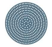 American Metalcraft 18916SPHC Super-Perforated 16 In Alum. Pizza Disk