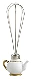 Kate Aspen 13066NA Tea Time Whimsy Teapot Whisk