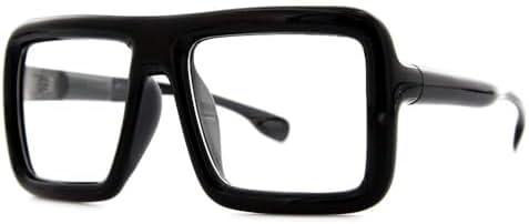 Thick Frame Amazon Men Glasses Black Square Mens Reading Glasses - Main Image