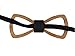 Hello Tie Men's Handmade Creative Hollow Out Wood Bow Tie With Gift Box