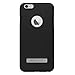 Seidio SURFACE with Metal Kickstand Case for iPhone 6 Plus/6s Plus [Slim Case] - Non-Retail Packaging - Black/Gray