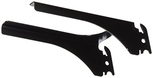 Wall Control Pegboard 2in Handle Pegboard Bracket Slotted Metal Pegboard Hook Pegboard and Slotted Tool Board - Black
