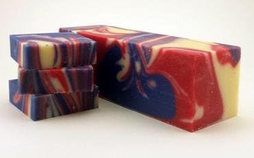 2 bars Wild Passion, Lg 5oz Handmade Fragrant Natural Earth Friendly Soap w/ Organic Shea Butter, Coconut, Oils for Women Men Birthday Anniversary Gifts