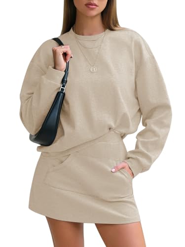 EXLURA Women Skirt Set Airport Outfits