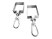 Safari Swings 2 Heavy Duty Iron Swing Hangers for Wooden Sets | Includes 2 Snap Hooks. for Connecting to a 4