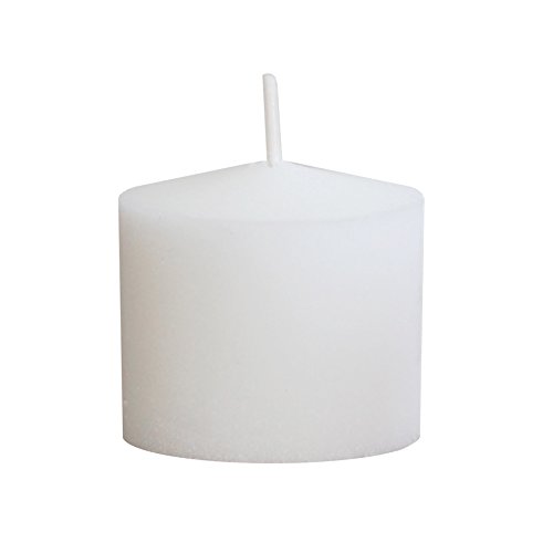 75Pack Votive Candles White Unscented Bulk Smokeless, 10 12 Hour