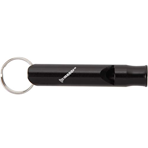 Modern Goods Shop Oboe Black Metal Whistle Keychain with Laser Engraved Design - Portable Emergency Whistle Keychain - Engraved Whistle Keychain for Crisis Or Outdoor Activities