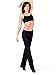 Theatricals Womens V-Front Boot Cut Pants Black M D5107